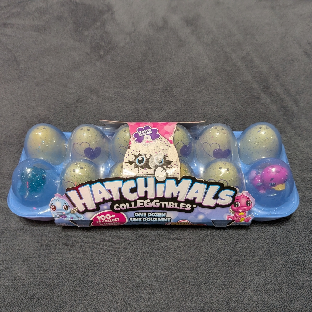 Hatchimals Collectibles Egg Carton - Blue & Gold Sparkle